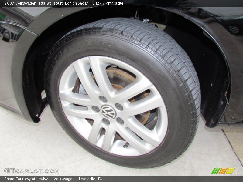 Black / Anthracite 2007 Volkswagen Jetta Wolfsburg Edition Sedan