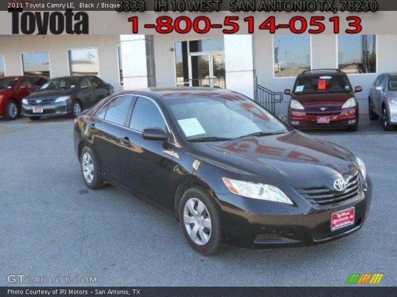 Black / Bisque 2011 Toyota Camry LE