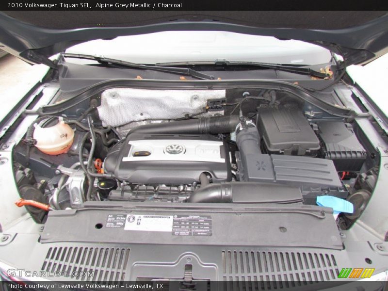 Alpine Grey Metallic / Charcoal 2010 Volkswagen Tiguan SEL