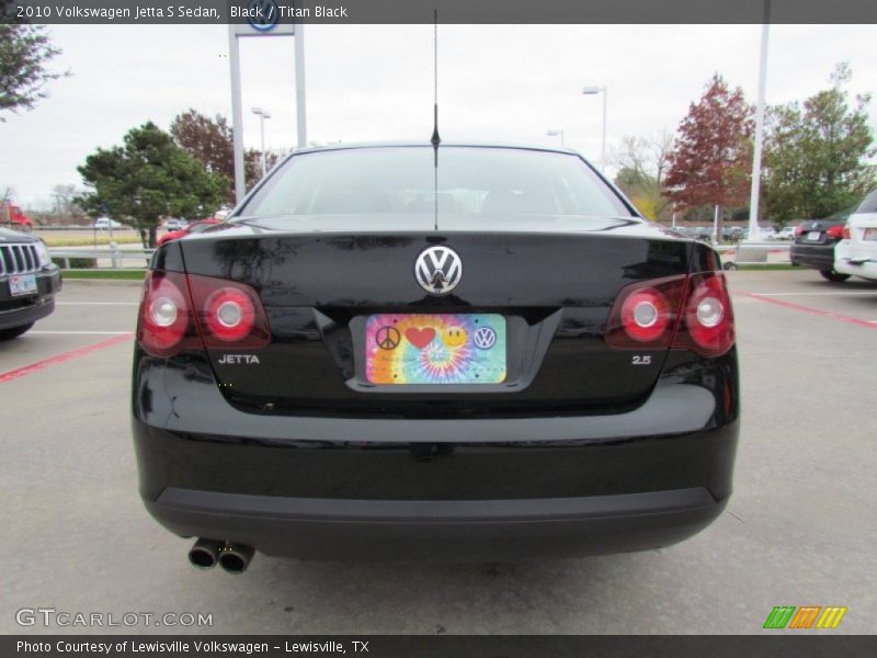 Black / Titan Black 2010 Volkswagen Jetta S Sedan