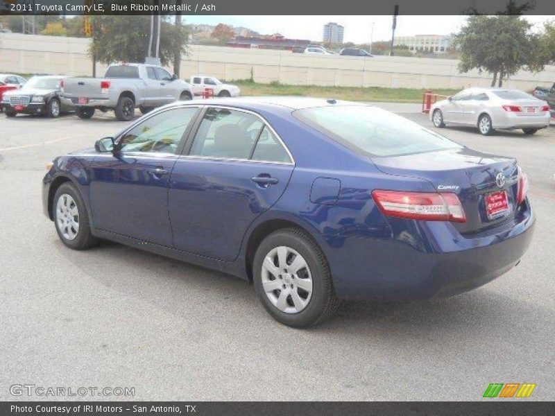 Blue Ribbon Metallic / Ash 2011 Toyota Camry LE