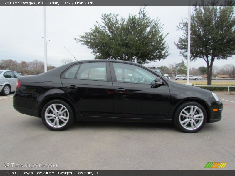 Black / Titan Black 2010 Volkswagen Jetta S Sedan