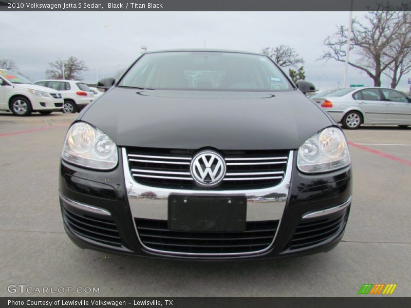 Black / Titan Black 2010 Volkswagen Jetta S Sedan