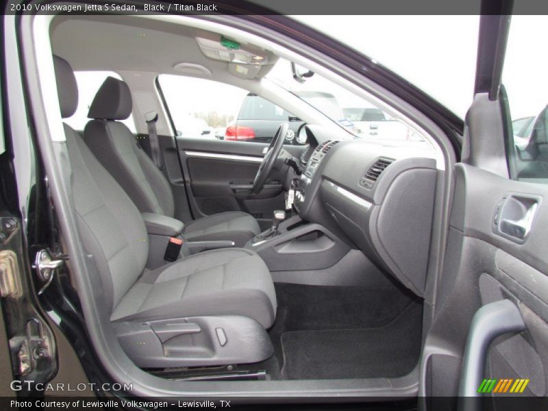 Black / Titan Black 2010 Volkswagen Jetta S Sedan