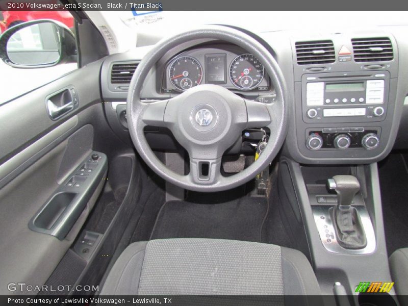 Black / Titan Black 2010 Volkswagen Jetta S Sedan