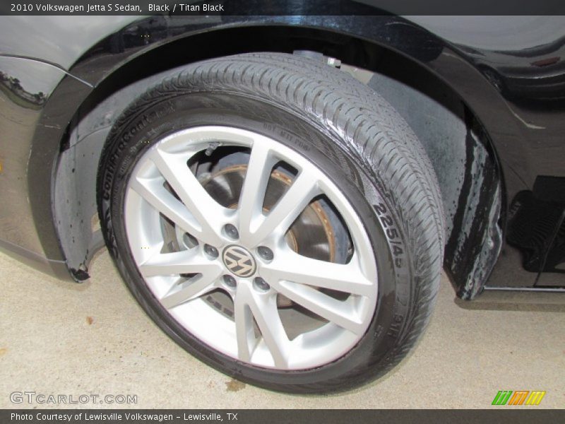 Black / Titan Black 2010 Volkswagen Jetta S Sedan