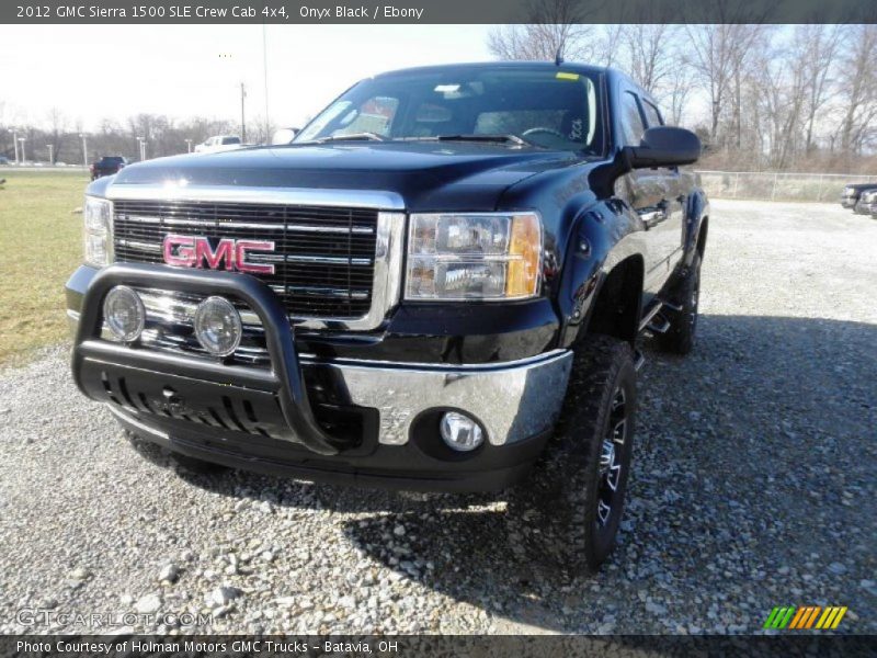 Onyx Black / Ebony 2012 GMC Sierra 1500 SLE Crew Cab 4x4