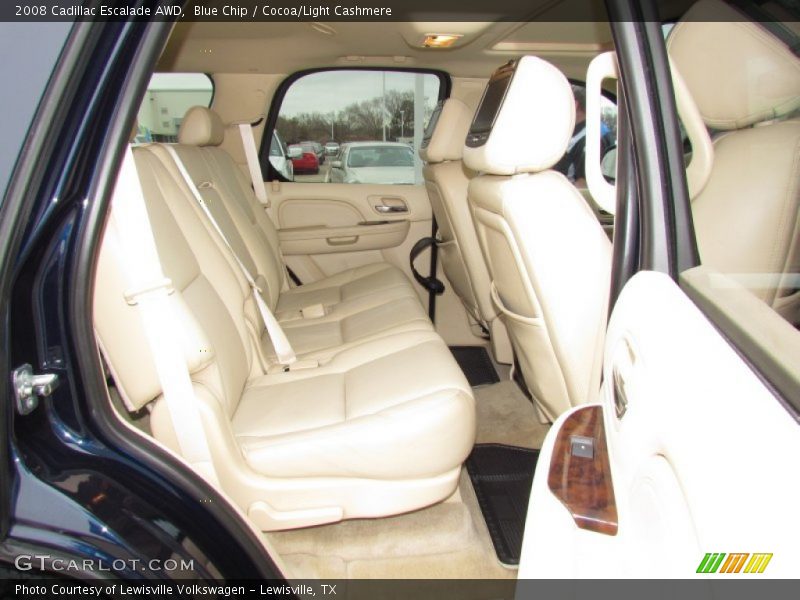 Blue Chip / Cocoa/Light Cashmere 2008 Cadillac Escalade AWD