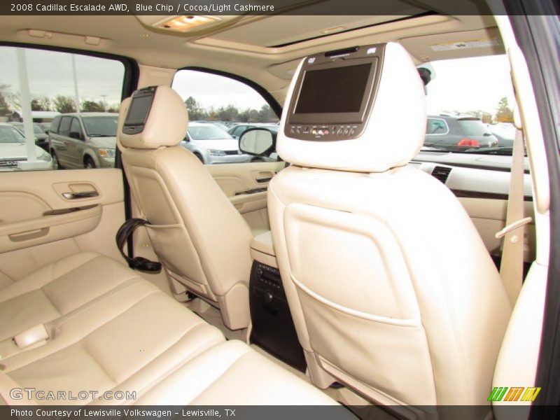 Blue Chip / Cocoa/Light Cashmere 2008 Cadillac Escalade AWD