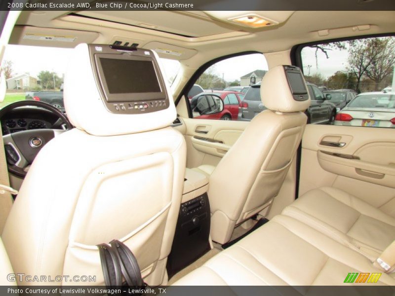 Blue Chip / Cocoa/Light Cashmere 2008 Cadillac Escalade AWD