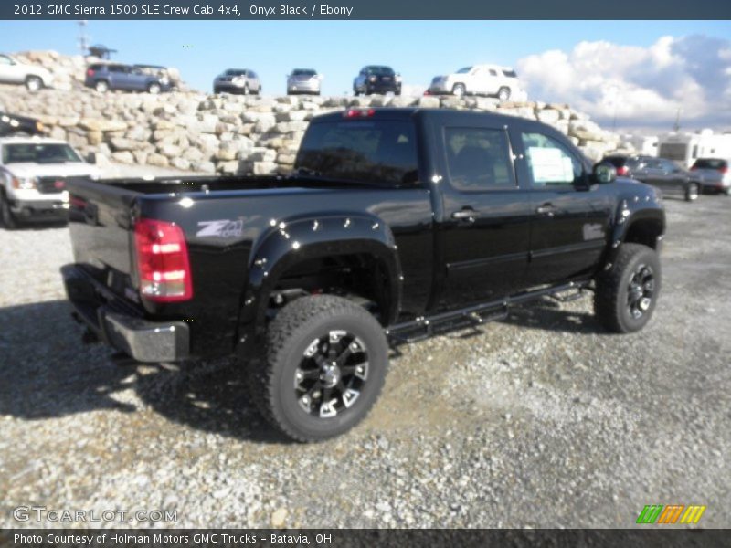 Onyx Black / Ebony 2012 GMC Sierra 1500 SLE Crew Cab 4x4