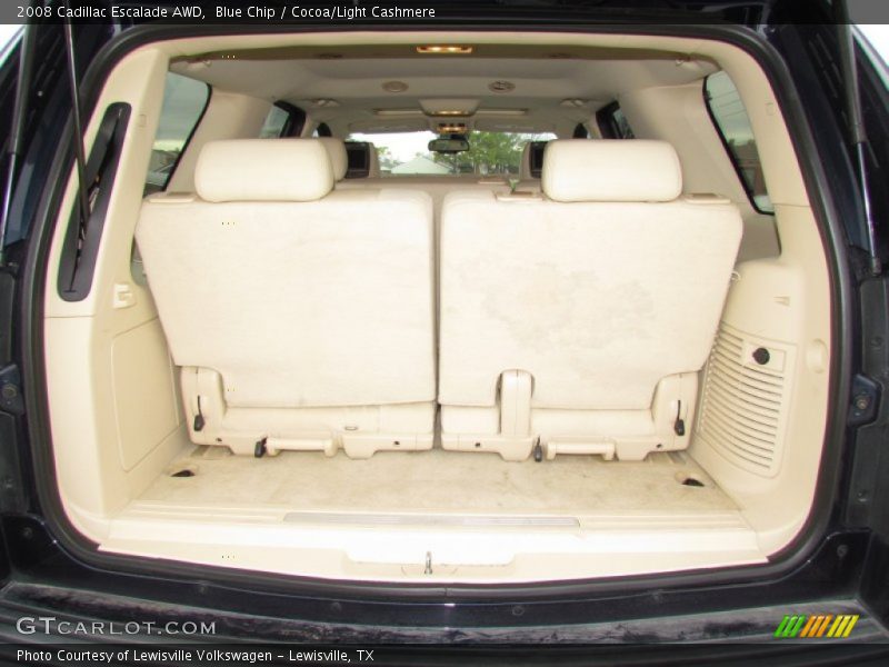 Blue Chip / Cocoa/Light Cashmere 2008 Cadillac Escalade AWD