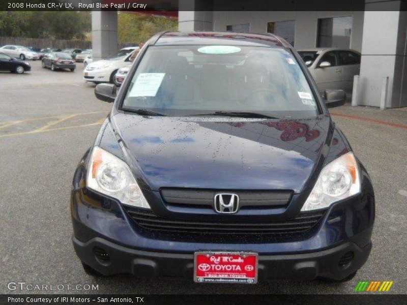 Royal Blue Pearl / Gray 2008 Honda CR-V LX