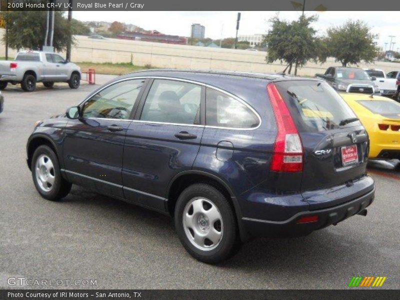 Royal Blue Pearl / Gray 2008 Honda CR-V LX