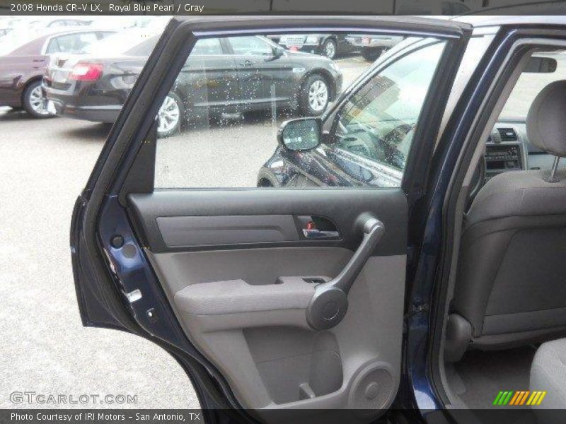 Royal Blue Pearl / Gray 2008 Honda CR-V LX