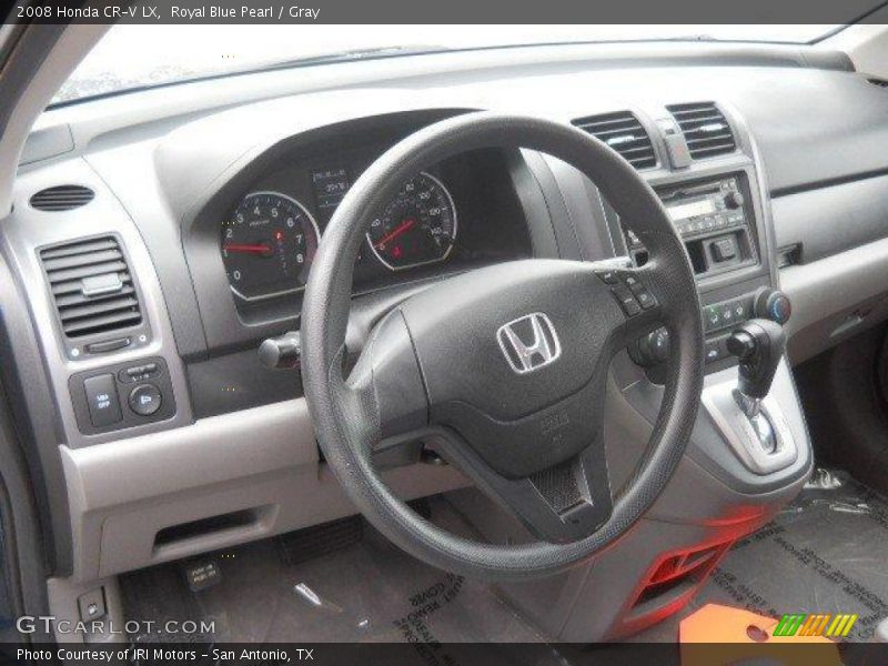 Royal Blue Pearl / Gray 2008 Honda CR-V LX