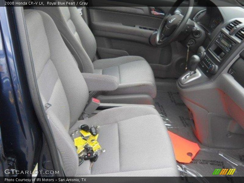 Royal Blue Pearl / Gray 2008 Honda CR-V LX