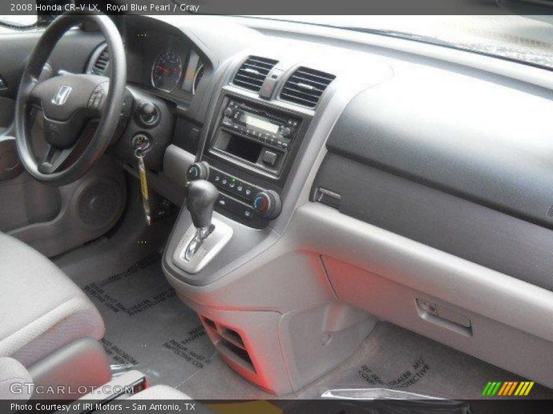 Royal Blue Pearl / Gray 2008 Honda CR-V LX