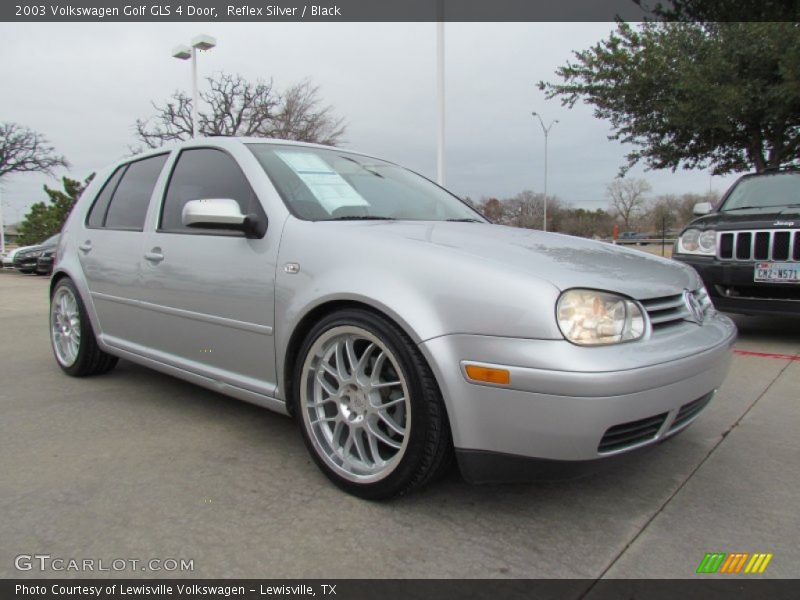 Reflex Silver / Black 2003 Volkswagen Golf GLS 4 Door