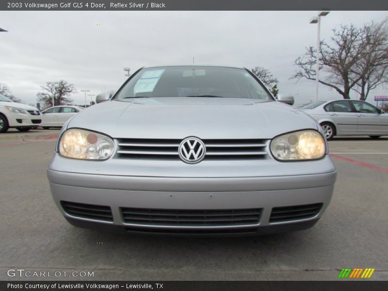 Reflex Silver / Black 2003 Volkswagen Golf GLS 4 Door