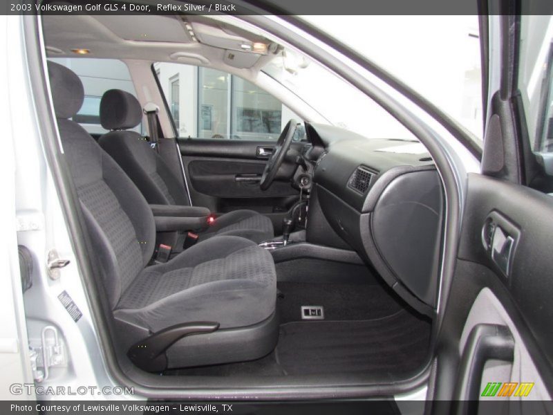 Reflex Silver / Black 2003 Volkswagen Golf GLS 4 Door