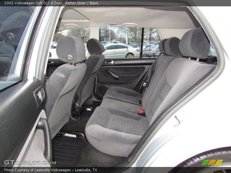 Reflex Silver / Black 2003 Volkswagen Golf GLS 4 Door