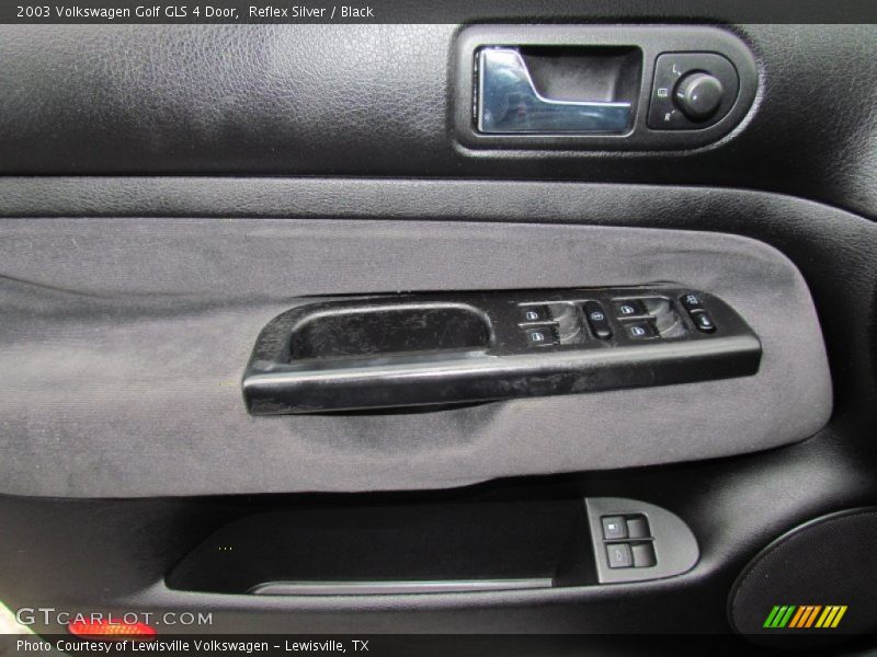 Reflex Silver / Black 2003 Volkswagen Golf GLS 4 Door