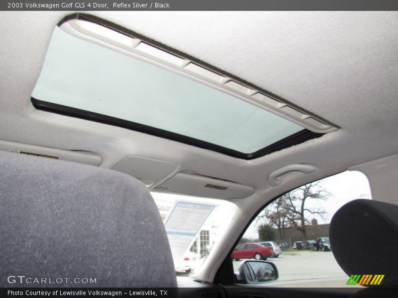 Reflex Silver / Black 2003 Volkswagen Golf GLS 4 Door