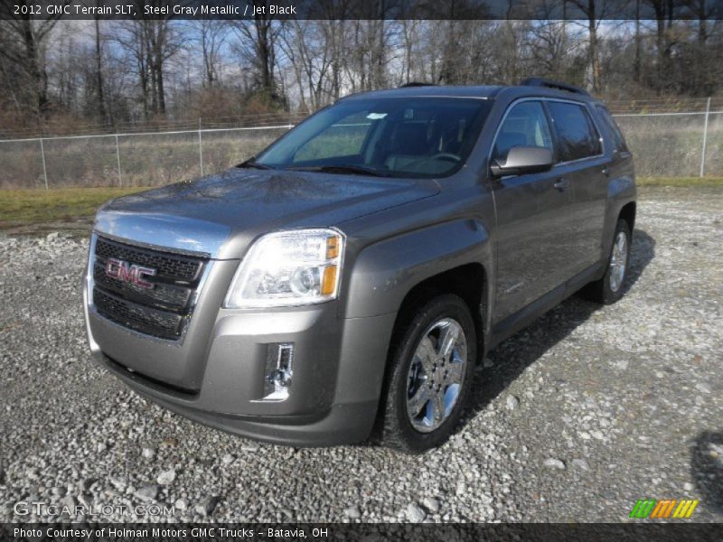 Steel Gray Metallic / Jet Black 2012 GMC Terrain SLT