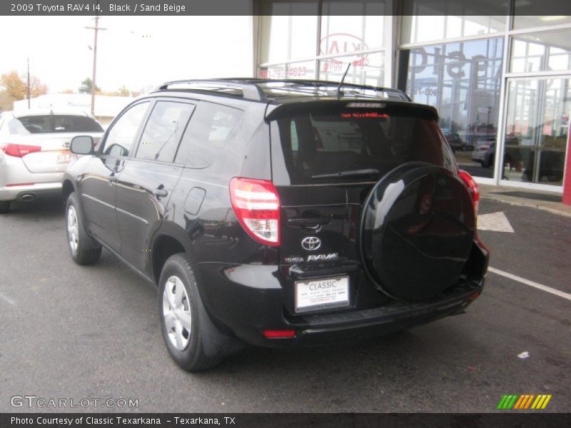 Black / Sand Beige 2009 Toyota RAV4 I4