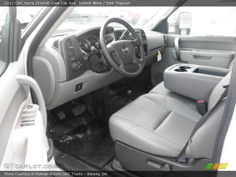  2012 Sierra 2500HD Crew Cab 4x4 Dark Titanium Interior