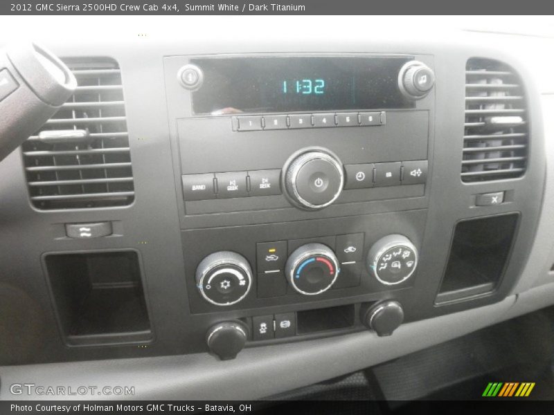 Summit White / Dark Titanium 2012 GMC Sierra 2500HD Crew Cab 4x4