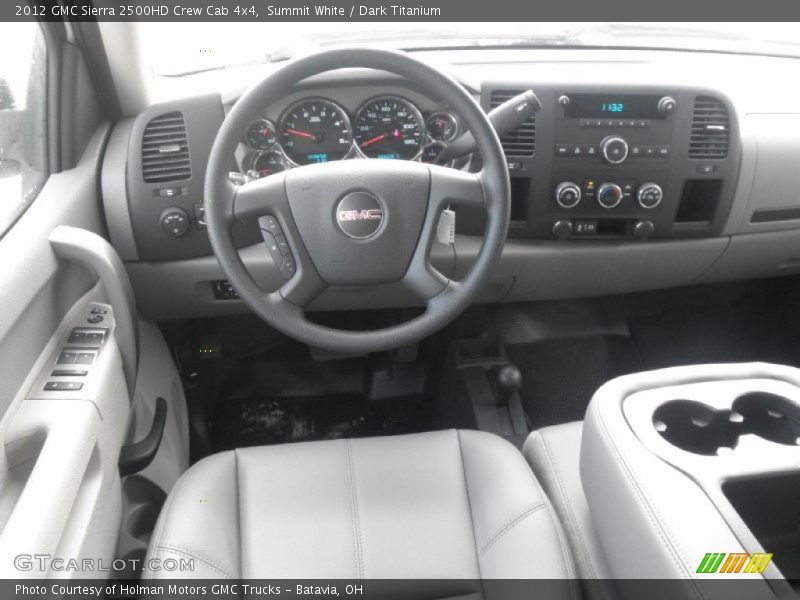 Summit White / Dark Titanium 2012 GMC Sierra 2500HD Crew Cab 4x4