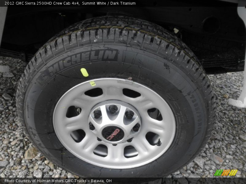 Summit White / Dark Titanium 2012 GMC Sierra 2500HD Crew Cab 4x4