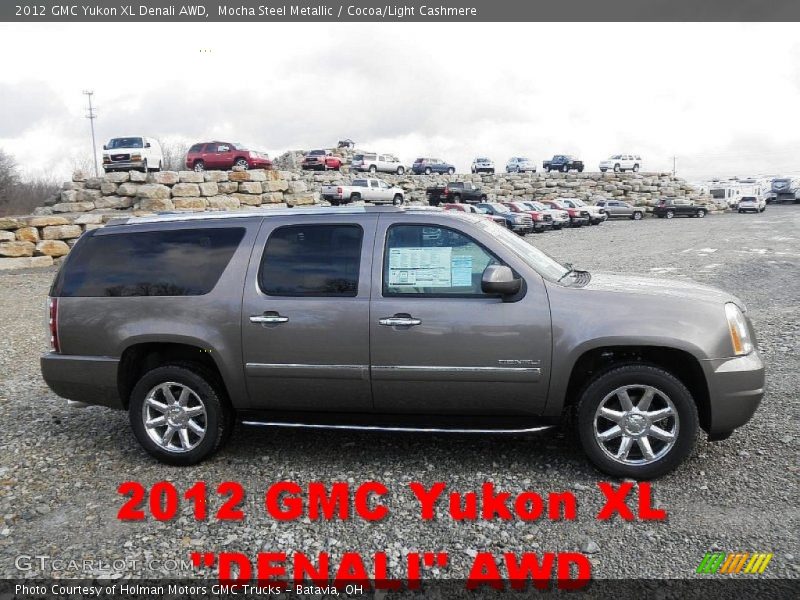 Mocha Steel Metallic / Cocoa/Light Cashmere 2012 GMC Yukon XL Denali AWD
