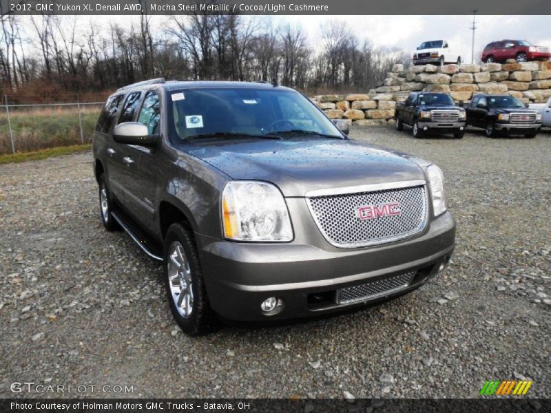 Mocha Steel Metallic / Cocoa/Light Cashmere 2012 GMC Yukon XL Denali AWD