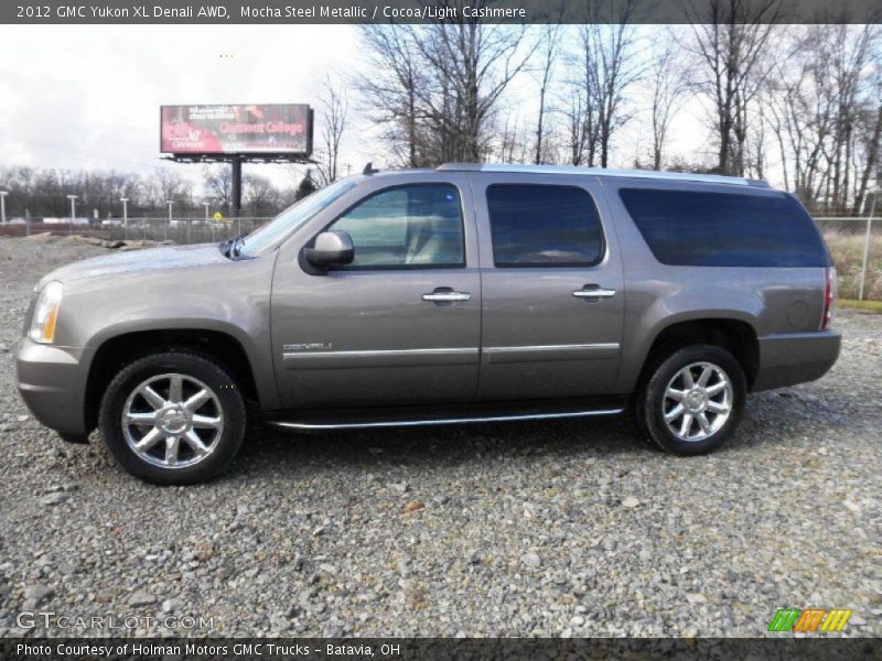 Mocha Steel Metallic / Cocoa/Light Cashmere 2012 GMC Yukon XL Denali AWD