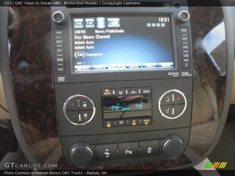 Mocha Steel Metallic / Cocoa/Light Cashmere 2012 GMC Yukon XL Denali AWD