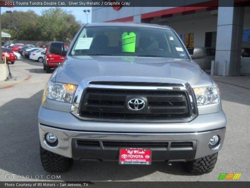 Silver Sky Metallic / Graphite Gray 2011 Toyota Tundra Double Cab