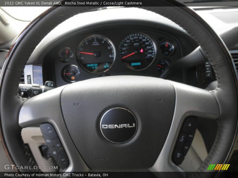 Mocha Steel Metallic / Cocoa/Light Cashmere 2012 GMC Yukon XL Denali AWD