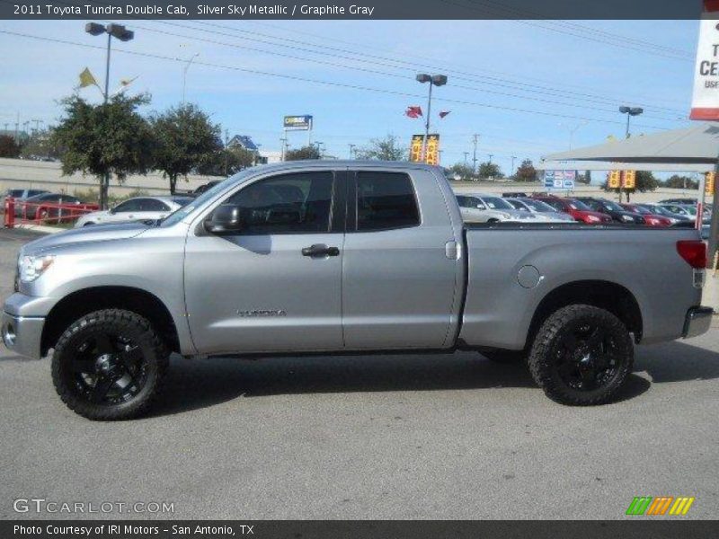 Silver Sky Metallic / Graphite Gray 2011 Toyota Tundra Double Cab