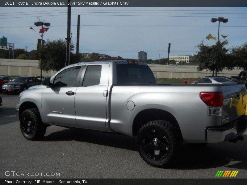 Silver Sky Metallic / Graphite Gray 2011 Toyota Tundra Double Cab