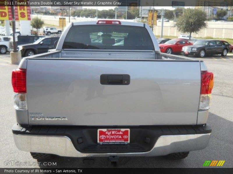 Silver Sky Metallic / Graphite Gray 2011 Toyota Tundra Double Cab