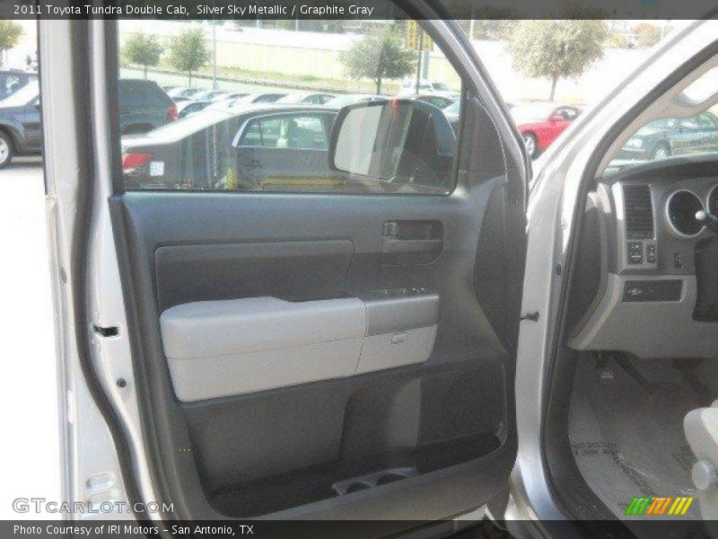 Silver Sky Metallic / Graphite Gray 2011 Toyota Tundra Double Cab