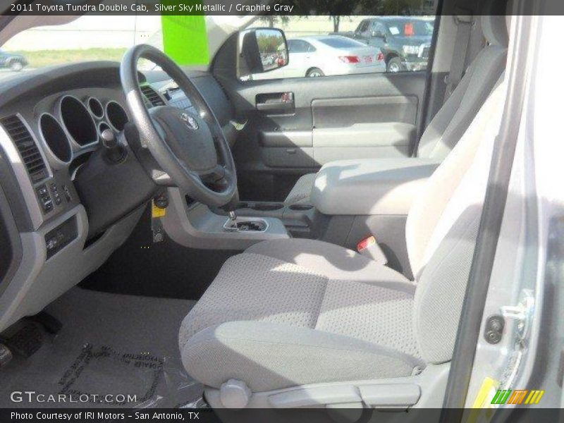Silver Sky Metallic / Graphite Gray 2011 Toyota Tundra Double Cab