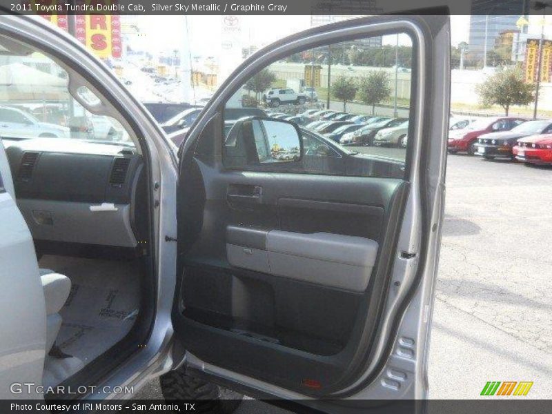 Silver Sky Metallic / Graphite Gray 2011 Toyota Tundra Double Cab