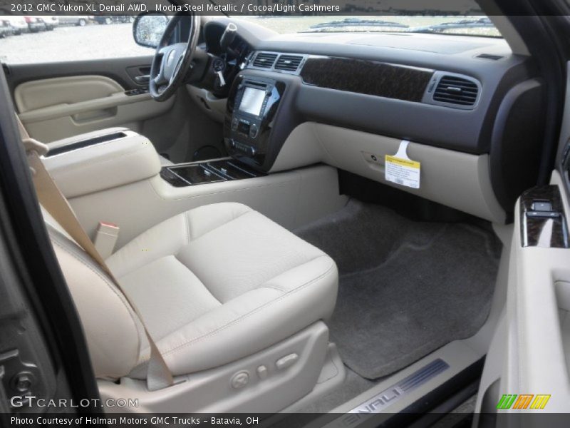 Mocha Steel Metallic / Cocoa/Light Cashmere 2012 GMC Yukon XL Denali AWD