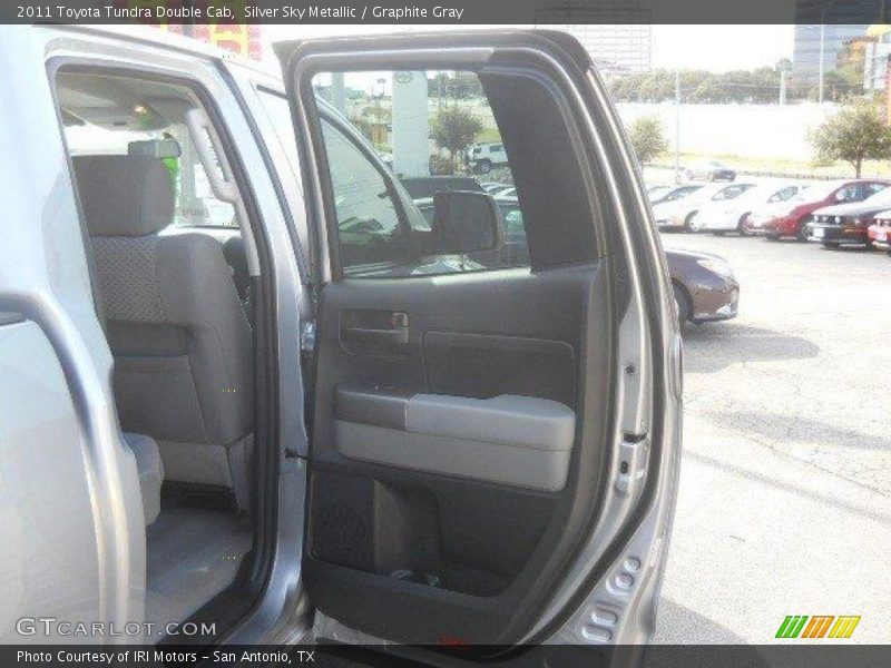Silver Sky Metallic / Graphite Gray 2011 Toyota Tundra Double Cab
