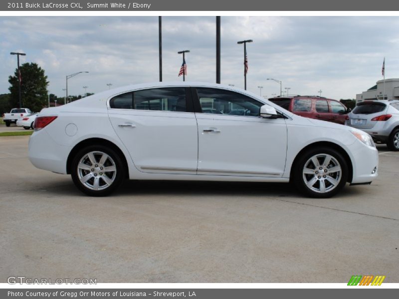 Summit White / Ebony 2011 Buick LaCrosse CXL