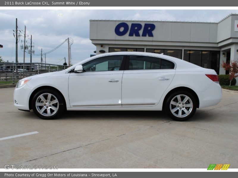Summit White / Ebony 2011 Buick LaCrosse CXL